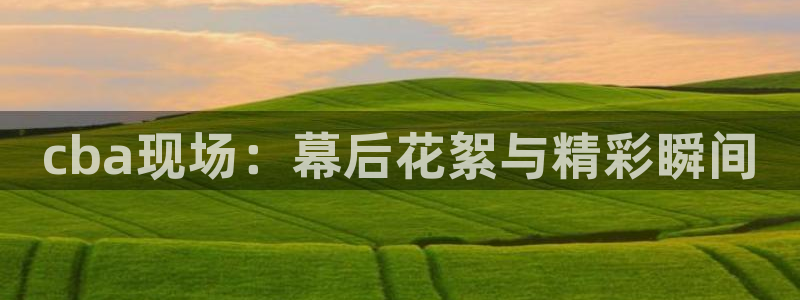 山猫直播足球免费直播：cba现场：幕后花絮与精彩瞬间