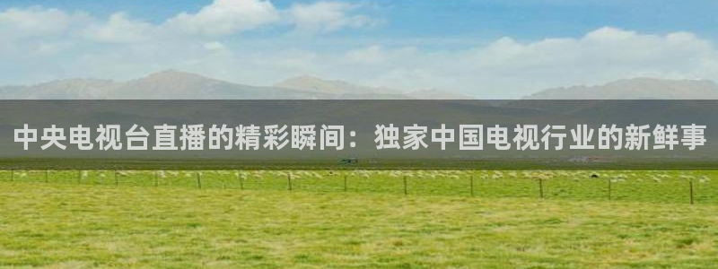 nba山猫免费高清在线直播：中央电视台直播的精彩瞬间：独家中国电视行业的新鲜事